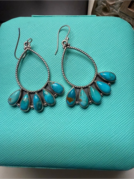 Jewelry - Turquoise Teardrop Dangle Earrings - Brand: